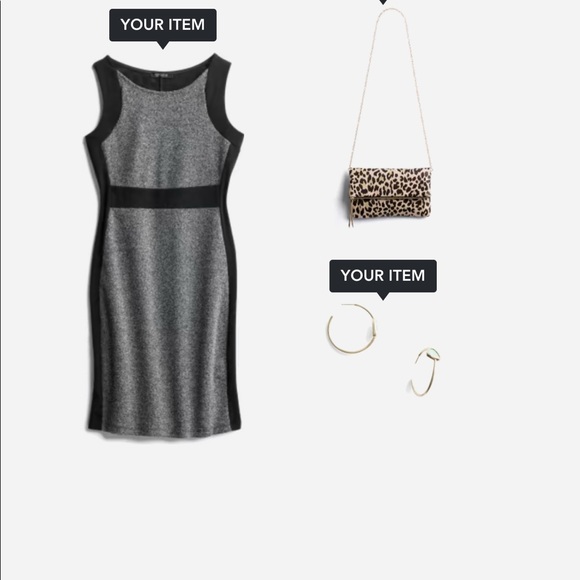 Hailey 23 - Black & Gray Knit Dress - Picture 2 of 3